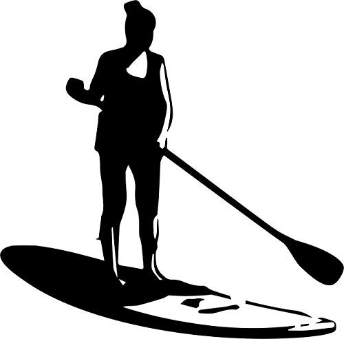 Autoaufkleber: STAND UP PADDLING – SUP – Stehpaddeln