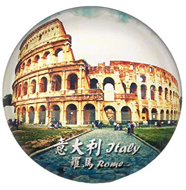 3D Rom Rom Italien Kühlschrank Kühlschrankmagnet Kristallglas Magnet Tourist Travel Souvenir Sammlung Geschenk Magnetische Aufkleber Home Küche Dekoration