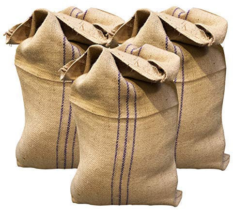 artapisserie.fr 3 sacs en toile de jute - 340gr/m² 67x110cm - Sac de transport