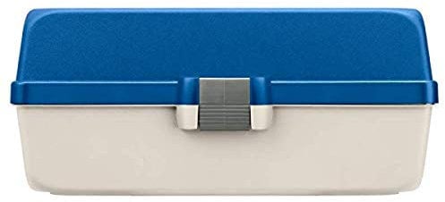 Plastica Panaro 118585, Valigetta Pesca Unisex Adulto, Bianco/Blu, 335 x 153 x 148 mm