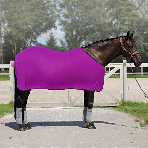 York Abschwitzdecke Fleecedecke Turnierdecke Ekona Violett (135 cm)