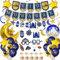 iZoeL Eid Deko Set Eid Mubarak Dekoration Girlande Luftballons Eid Mubarak Cake Topper Foto Requisiten Mond-Sterne Folienballon