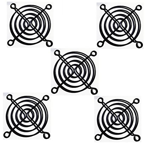 GDQLCNXB 5 x Lüftergitter 60 mm Metall Axial Lüfter Fingerschutz Schutzgitter für PC Ventilator