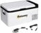 Outsunny Nevera Portátil Eléctrica 18L 12/24V hasta -20℃ Nevera y Congelador de Compresor para Coche con Luz LED y Asas Plegables Bajo Consumo Energético para Hogar Camping 58,5x33,5x29,2 cm Blanco