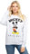 Disney Women's Mickey Mouse Hello Sweatshirt, Light Grey, 12 UK