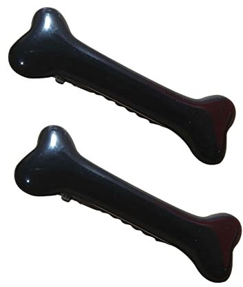 Süße Haarclips Matten Plastik Metall Haarklammern Mehrfarbige Hundeknochen-Haarspangen Künstliche Hundeknochen-Haarspangen Weihnachten Cosplay Kostüm Party Frauen und Haarschmuck