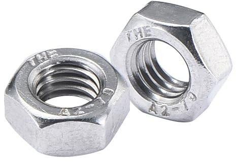 Bolt Dropper M5 Edelstahlmuttern Set - DIN 934 A2 aus Edelstahl für den Innen- und Außenbereich, robust und korrosionsbeständig. Perfekt für DIY Projekte und Reparaturen - 100 Stück