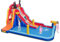 DREAMADE Hüpfburg mit Wasserrutsche, Wasserspielcenter mit Kletterwand, Planschbecken, Basketballkorb & Wasserkanone, Piratenthema-Wasserpark für Kinder 3-10 Jahre, 484 × 271 × 263 cm