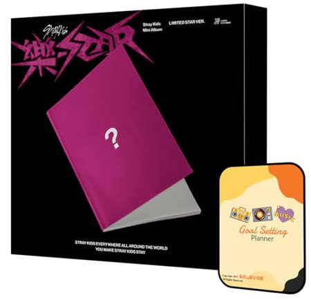 Stray Kids 樂-STAR Album [Limited Star Ver.]+Pre Order Benefits+BolsVos Exclusive K-POP Inspired Digital Merches (Goal Setting Planner, Sticker Pack)