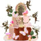 MEZHEN Fairy Tortendeko Garden Fee Kuchen Topper Geburtstag Tortendekoration Mushroom House Cake Decoration Schmetterling Geburtstag Cupcake Toppers Deko Fairy Party Supplies 14 Stück
