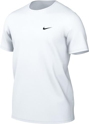 Nike Men's Df Uv Hyverse Ss T-Shirt, White/Black, XXL
