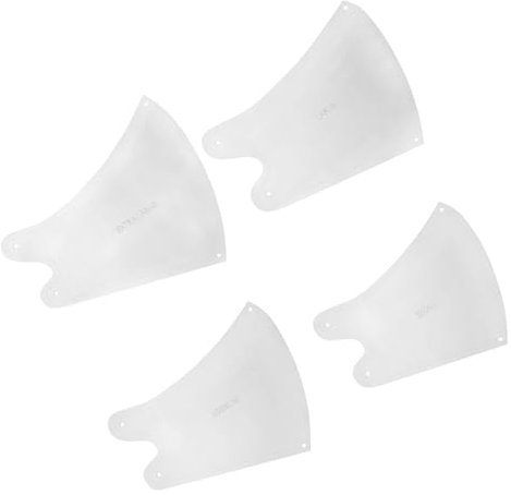 Lurrose 1 Satz 4st Selbstgemachte Maskenvorlage Diy-maskenvorlage Scrapbook-tools Gaze-vorlage Nähmaske Vorlage Zubehör Zur Maskenherstellung Vorräte Machen Bastelbedarf Acryl Gesicht