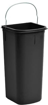 Hailo Inneneimer 1226249 | Ersatzeimer 8 Liter | für Ökoflex Abfallsammler | 185 x 170 x 365 mm | Kunststoff Schwarz