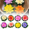 Künstliche schwimmende Schaumstoff-Lotusblume mit Seerosen-Pad, künstliche Teichpflanzen, Ornamente, künstliche Lotusblume für Garten, Teich, Aquarium und Schwimmbad, Dekoration (8 Stück)