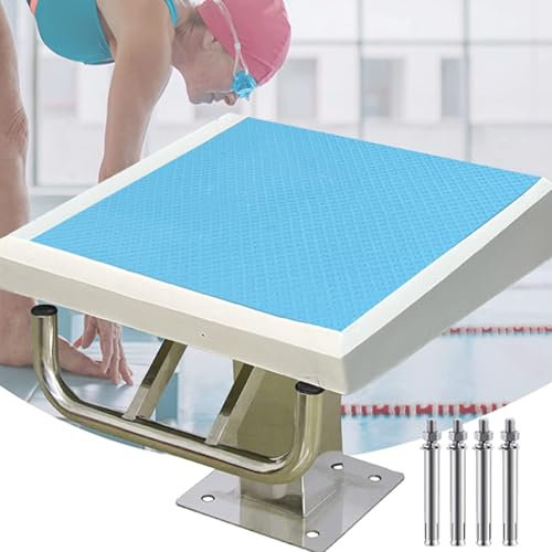 YJFEDCC Pool Professionelle Tauchplattform, Standard Schwimmwettbewerb Startplattform, Schwimmbad Wettbewerb Tauchplattform Ausrüstung