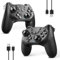 AceGamer Confezione da 2 controller wireless per Nintendo Switch/Lite/OLED/Switch 2, doppia vibrazione/turbo/ergonomico! (nero*2)