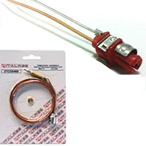 FIGEVIDA Termocoppia Sicurezza uNIVERSALE Gas adatto a Whirlpool Con Clip 100cm