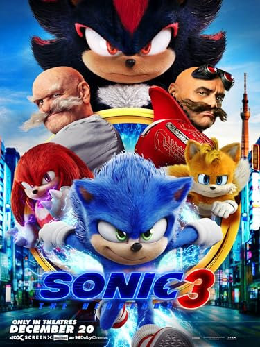 Postercinema Sonic The Hedgehog 3 - cm 30 x 40