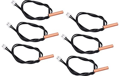 10 -Pack -10K -Temperatursensor mit Kupfersonde - Klimaanlagen -Temperatursensor -Cable mit HLK -Systemen