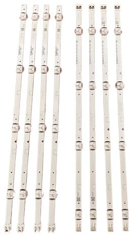 MAKAZHZZRM Striscia di retroilluminazione a LED Adatta for Samsung UE48J5000AK UE48J5000AU UE48J5000AW UN48J5200AG UN48J5000 UE48J5200 UE48J5202 BN96-37296A 37297A(8pcs Set 1 TV)