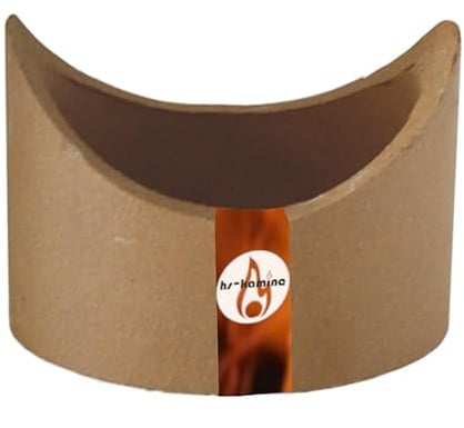 Schornsteinanschluss Sattelstück 8,5 cm oder 30 cm Schamotterohr Wandfutter Varianten Kaminanschluss Ø 120-200 mm (ø 140 mm Sattelstück kurz 8,5 cm)
