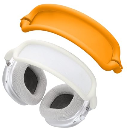 kwmobile Funda para Diadema Compatible con Apple AirPods MAX - Protector de Silicona para Cascos - Naranja
