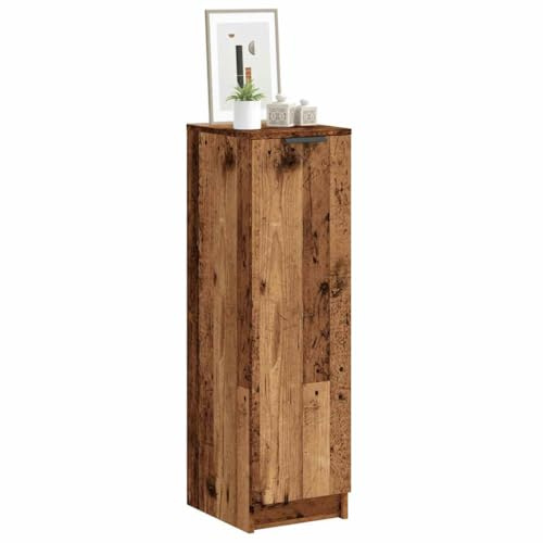 Refined Schuhschrank Altholz-Optik 29,5x35x100,5 cm Holzwerkstoff