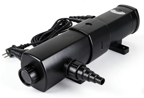 CPROSP UV dammklarare 6000 l/h 36 W, UVC klar damm med UV-lampa, algförstörare för trädgårdsdamm pool akvarium, ljusfilter för algbekämpning, CUV-236