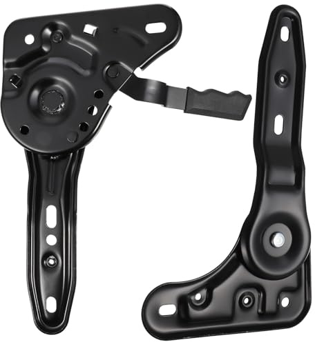 SILENRADAWN Metal Adjustable Device for Chair with 180 Degree Multi-angle Regulator Replacement Office Chairs Adjustment Part for Gaming Seats Easy to Clean