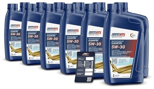 12x 1 L LITER EUROLUB CLEANTEC MID SAPS SAE 5W/30 MOTOR-ÖL MOTOREN-ÖL 32120527