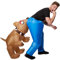 dressforfun Costume autogonfiabile da Cane Unisex | Gonfiabile in pochi Secondi | Massima libertà di Movimento | Alimentazione a Batteria