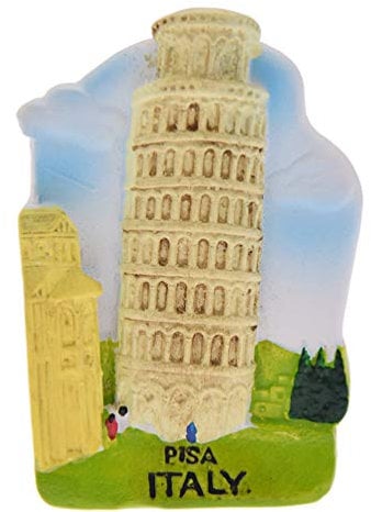 Kesheng Kühlschrankmagnet Schiefer Turm von Pisa, Italien, Kühlschrankmagnet für Zuhause, Küche, Dekoration