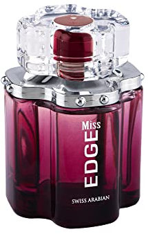 Swiss Arabian Miss Edge Eau de Parfum für Frauen 100ML - Eine frische florale Symphonie aus Zitrus, Lilie und Gardenie mit einem samtigen Moschus-Finish - Eleganter und jugendlicher Duft