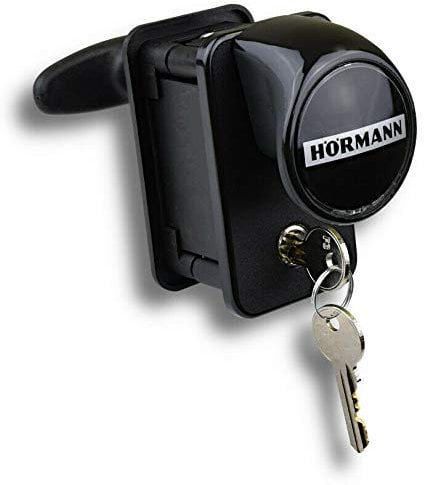 Hörmann Poignée de porte avec serrure pour porte sectionnelle BR 40