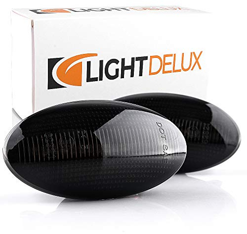 LIGHTDELUX Ersatz für 2 x LED Seitenblinker Blinker Kotflügel-Blinker mit Zulassung V-172302