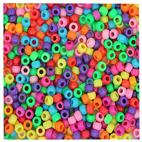Lily Collection 200 Loom Bands Bänder Gummibänder 5500 Starter Set Anhänger Charms Perlen DIY (500 x Perlen Bunt Mix)