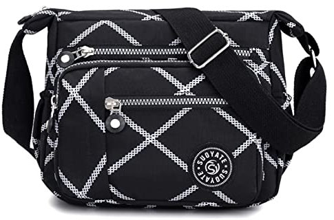Damen Umhängetasche mit mehreren Taschen, Kuriertasche, Umhängetasche, für den täglichen Einkauf (7)