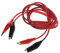 Folewr Dual Red & Black Test Leads with Crocodile Clips Alligator Jumper Cable Wire 105cm