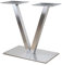 SHZICMY Tischbeine Metall, Tischgestell aus Edelstahl V-Form Tischfuß Untergestell Tischbein Höhe 70cm