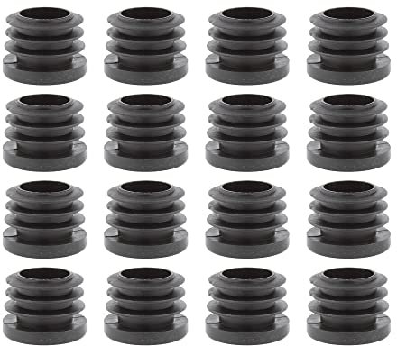 Lot de 16 bouchons à lamelles ronds de protection en plastique, embouts (diamètre 22 mm)