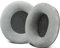 SOULWIT Almohadillas de Repuesto para AKG K701, K702, Q701, Q702, K601, K612, K712 Auriculares, Almohadillas con Velour Más Suave, Espuma de Alta Densidad - Gris