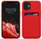 kwmobile Case Compatible with Apple iPhone 12 mini Case - TPU Phone Cover with Credit Card Holder - Red