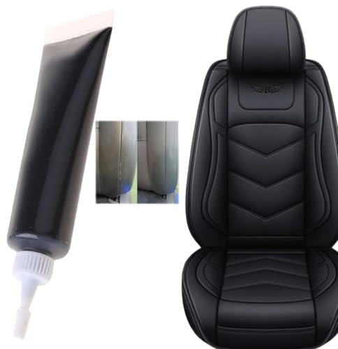 BAOSROY Leder Reparatur Set,Lederreparatur Creme,Leder Restaurator,Flüssigleder Leder Reparatur,Vinyl Polster Reparatursatz,Leder Reparatursätze für Autositze,Sofas,Autositz Sofa,Schwarze