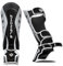 MMA Martial Arts Schienbeinschoner Kickboxen Muay Thai Standup Schienbeinschoner Wettkampf Muay Thai Schienbeinschoner Beinspann Schutz Pads für MMA Kickboxen BJJ Karate Boxen Taekwondo (L)
