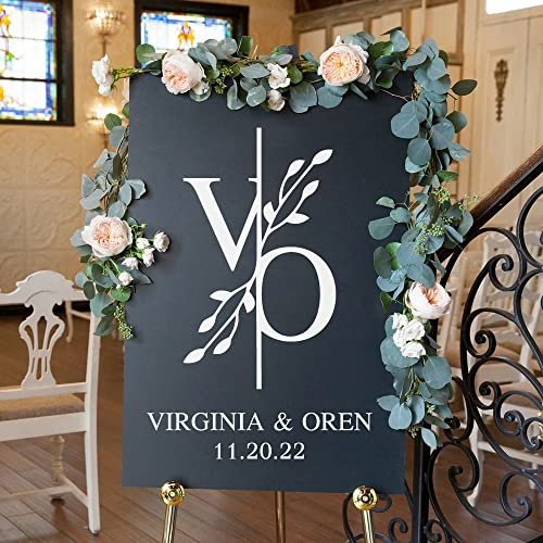hochzeitsaufkleber sticker hochzeitsaufkleber personalisiert hochzeitsaufkleber sticker personalisiert Welcome Willkommen Schild für Hochzeit (XXL 57cm X 83cm)