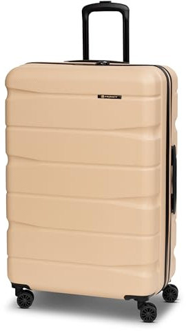 Franky Munich 4.0 Koffer groß | Hartschalen Trolley mit 4 Rollen, Kreuzpackgurt, arretierbarer Griff, Wäschefach und TSA-Zahlenschloss | 51 cm x 30 cm x 76 cm - 105l