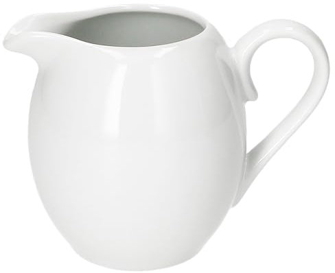 MamboCat Tommy Pot à lait I Pichet à crème en porcelaine blanche I Arroseur pour lait condensé, soja ou amande I Alternative pour sauce ou vinaigrette I Accessoire de café élégant