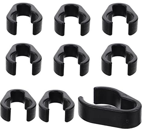 Didiseaon 30pcs Durable Mic Cable Clips Microphone Cable Organizers for Home Ktv and Stage Use Strong Easy to Install Clips for Secure Wire Management