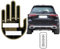Merrwon LED-Finger-Schild für Auto, Autofenster-Fingerlicht, Finger-Up-Flick-Handlicht, LED-Gestenanzeigelampe, Autobeleuchtung interaktive