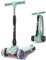 LOL-FUN Kleinkind-Scooter für Kinder im Alter von 3–12 Jahren, Jungen, Mädchen mit 3 Rädern, LED-Lichtern, extrabreit, faltbarer Tretroller für Kinder im Alter von 3–5 Jahren mit 4 verstellbaren Höhen